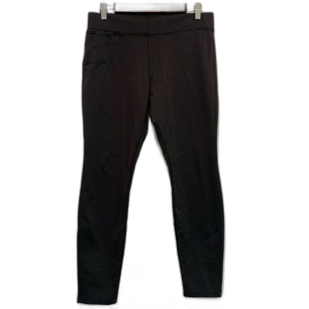 American Giant ponte knit charcoal grey leggings size 12